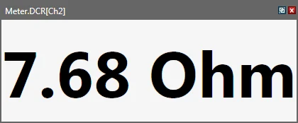 Fx Screen Dc Resistance Meter
