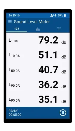 Xl3 Screen Sound Level Meter